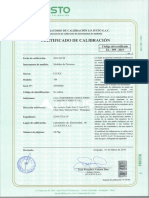 Certificado de Medidor Procesos ACTUAL 2019