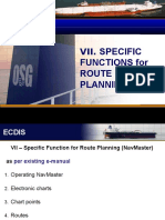 Vii - Specific Functions For Route Planning