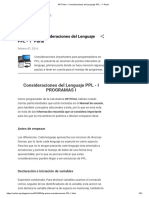 HP Prime - Consideraciones Del Lenguaje PPL - 1° Parte PDF