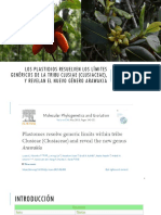 Los Plastídios Resuelven Los Límites Genéricos de La