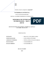 Memoria I y Ii 2019 PDF