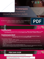 IUGR DAN PREEKLAMPSIA]Manajemen Preklampsia dengan Intrauterine Growth Restriction (IUGR