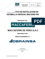 Instructivo de Instalacion de Geomallas - Obrainsa (2017)