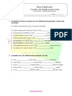 B.1.4 - Ficha de Trabalho - Les Déterminants Possesifs PDF
