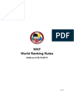 WKF World Ranking Rules