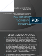 1 - 5 - Geostadística Aplicada A La Estimación de Inventarios PDF