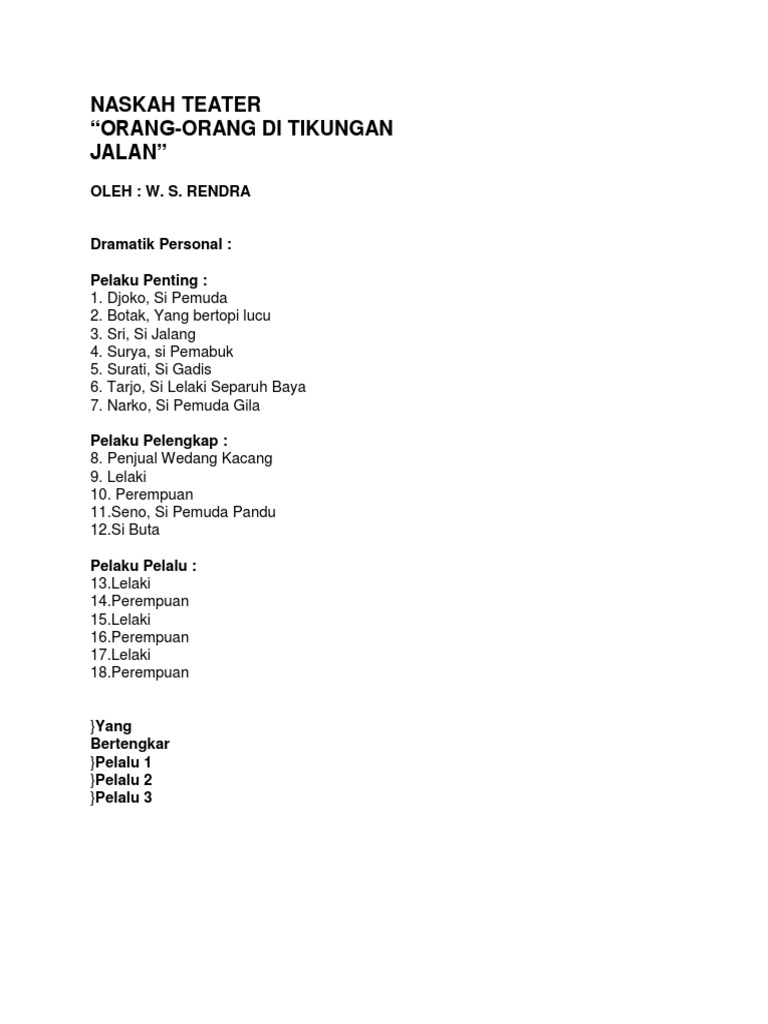 Naskah Drama 