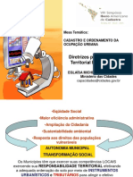 Diretrizes para o Cadastro Territorial Multifinalitário