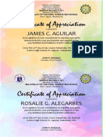 Nutrition Month 2019 Certificate