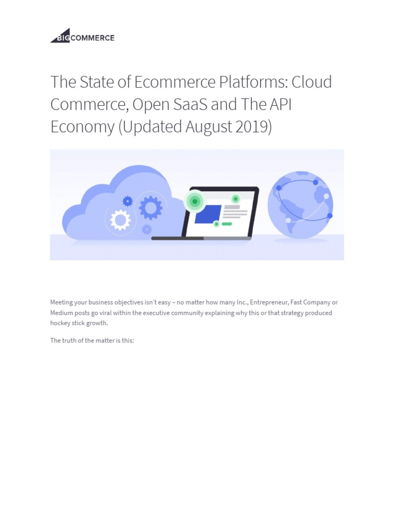 Evaluating BigCommerce for Ecommerce Success | PDF | Magento | E Commerce