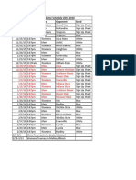 BDB Schedule PDF