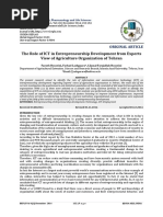 ICT in Entrepreneurship