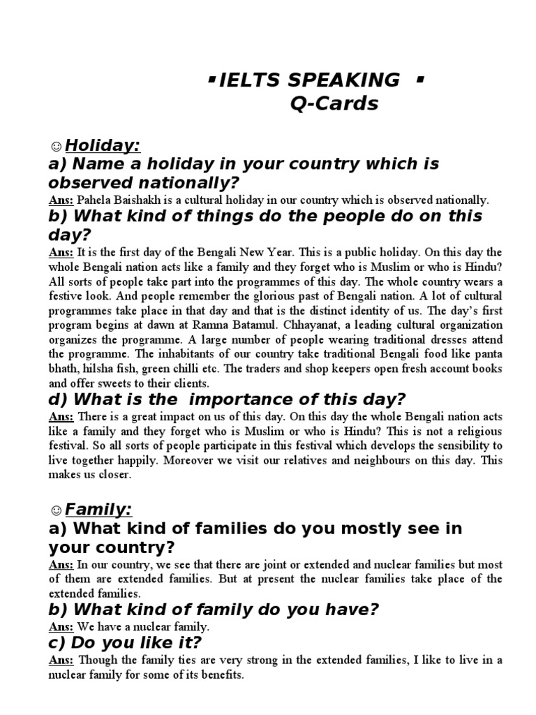 IELTS Speaking (Q Cards) 2 Transport