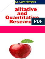 Qualitative and Quantitative Research