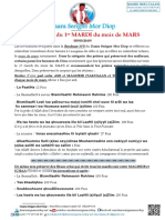 Invocations Du 1er Mardi Du Mois de Mars PDF
