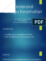 Kredensial Tenaga Kesehatan Ekorini