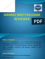 Idrrmu Written Exam Reviewer