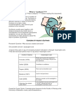 What Is Synthesis PDF