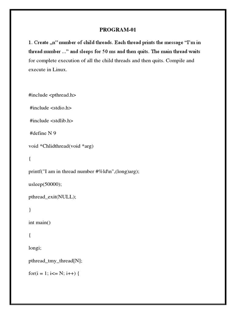 Implementing Multithreading in C with UserDefined Stack Sizes PDF