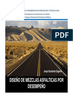 JORGE ESCALANTE 02 Exposición Diseño de Mezclas Asfalticas Por Desempeño PDF