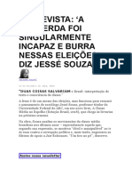 ENTREVISTA - JESSÉ SOUZA - THE INTERCEPT.docx