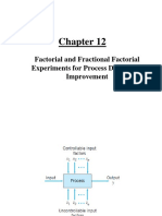Ch12 Factorial and Fractional Factorial Experiments For Process Design and Improvement