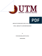 Aircraft Tachometer Design