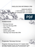 Teknologi Dan Informasi CRM