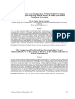 Perbandingan Oral Hygiene Dengan Betadin PDF