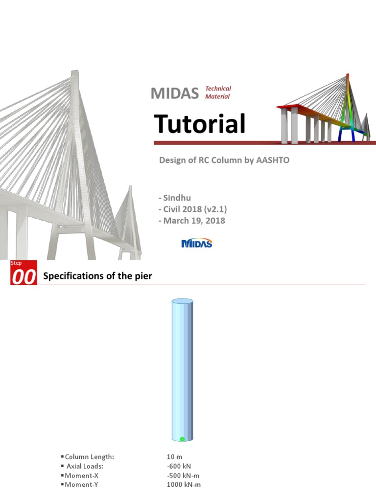 AASHTO RC Column Design Tutorial | PDF | Beam (Structure) | Column