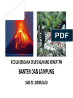 Peduli Bencana Erupsi Gunung Krakatau Banten Dan Lampung