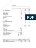 Sample DCF Valuation Template