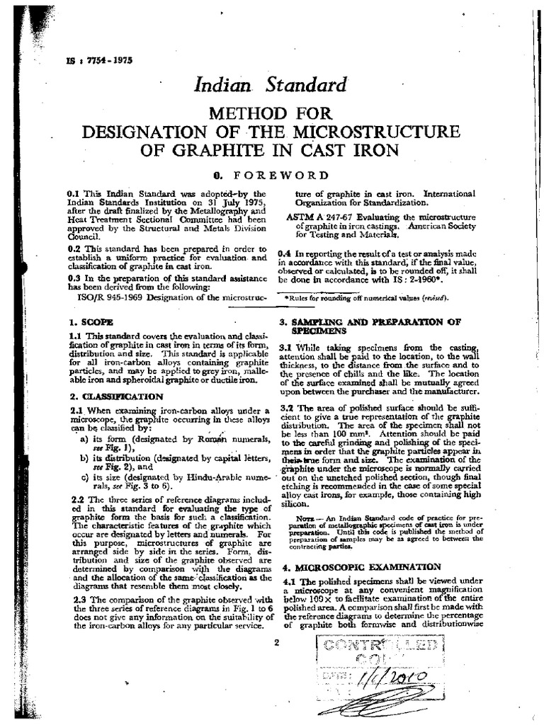 IS 7754 Test Method PDF