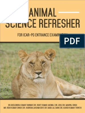 Animal Science Refresher | PDF | Vitamin D | Goat