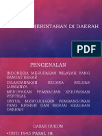 Sistem Pemerintahan Di Daerah