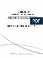 Operating Manual URIT 8210 PDF