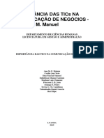 Importância Das Tics Na Comunicação de Negócios