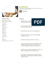 Resep Danish Pastry Oleh Arina Diori - Cookpad