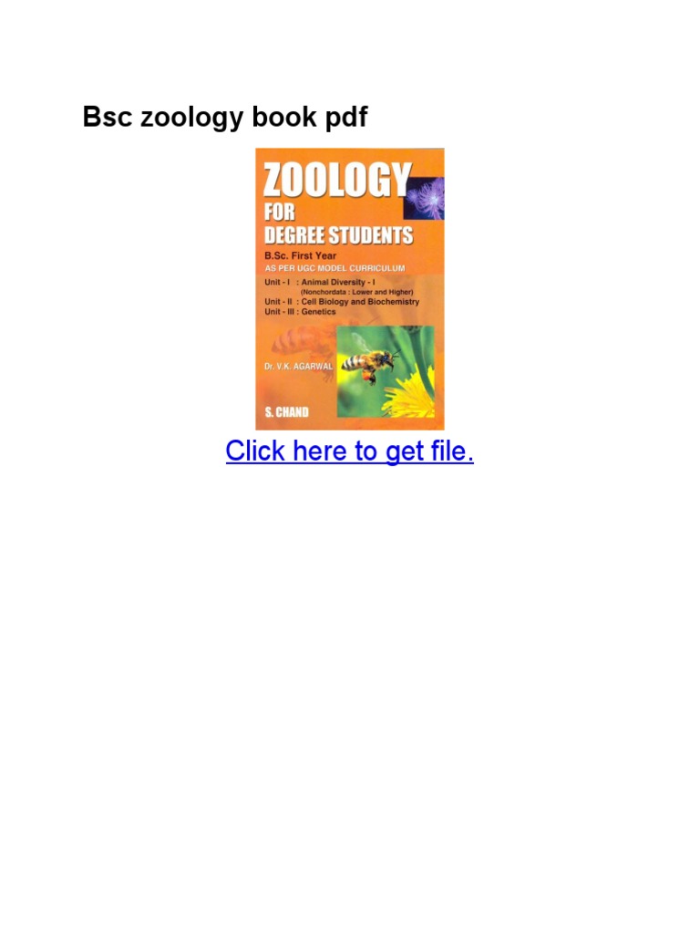Pdf About Zoology Course Zoology Pdf Pdfprof Com