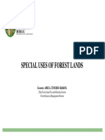 SPECIAL USES OF FOREST LANDS