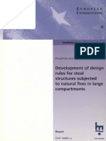 Development of Design Rules For Steel Structures Subjected To Natural Fires in Large Compartments-1 PDF