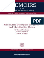 Generalized Descriptive Set Theory and Classification Theory