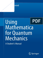 Roman Schmied - Using Mathematica For Quantum Mechanics. A Student's Manual-Springer (2019)