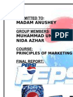 Marketing Pepsi Report