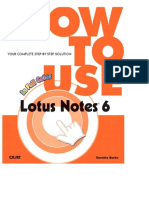 How To Use Lotus Notes 6 2003