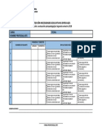 Detección necesidades educativas especiales liceo Tomé