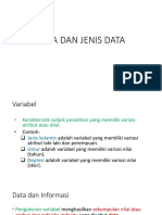 Data Dan Jenis Data