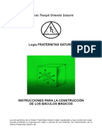 Fraternitas Saturni - Instrucciones para La Construcción de Los Báculos Mágicos