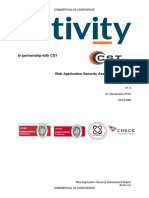 CST Web Application Testing Report PDF