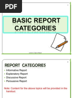 Report Types